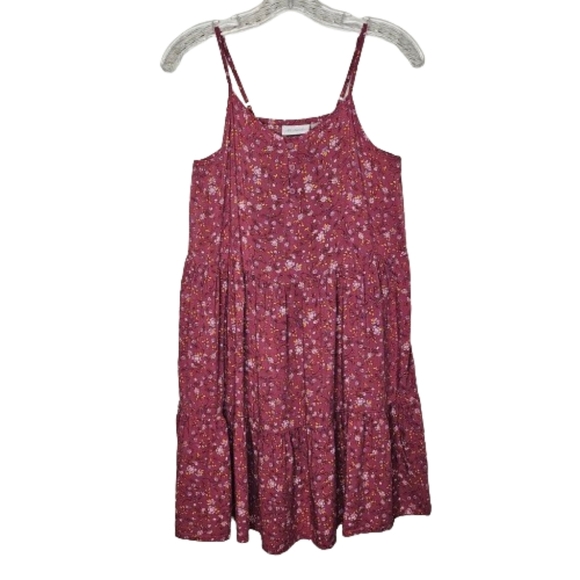 The Children's Place Girls 16 Floral Sleeveless Tiered Adjustable Straps Dress - Picture 2 of 13